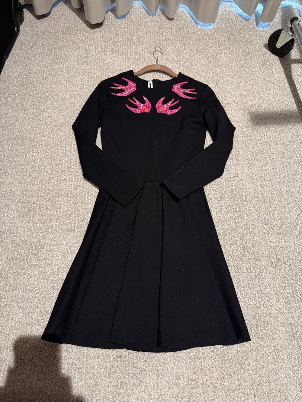 Alexander McQueen Embroidered Dress